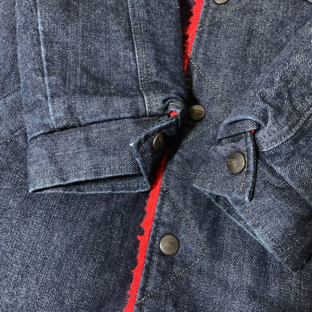 希少 レッドボア 濃紺 美品】Wrangler ランチボア デニム 希少 レッドボア 濃紺 美品】Wrangler ランチボア デニム