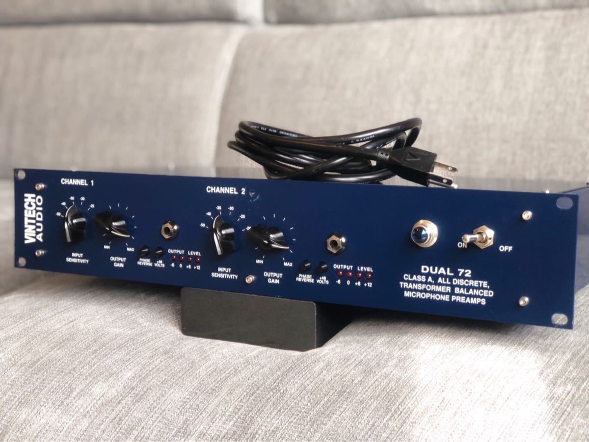 入手困難】VINTECH AUDIO Dual 72 発売初期の貴重なブルー個体 入手困難】VINTECH AUDIO Dual 72 発売初期の貴重なブルー個体