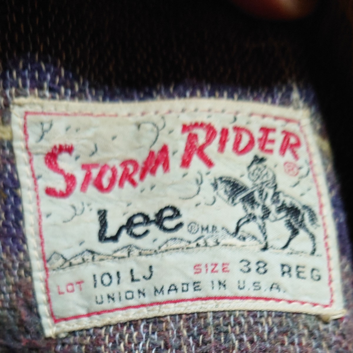 Lee リー ストームライダー 1960年代製 SIZE 38 | noonanwaste.com