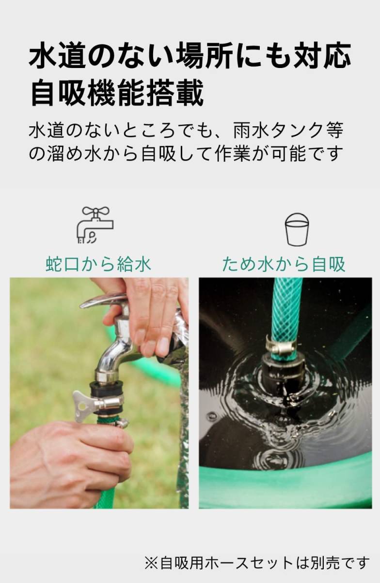 大特価】 高圧洗浄機 1500W 最大許容圧力12MPa パワフル洗浄