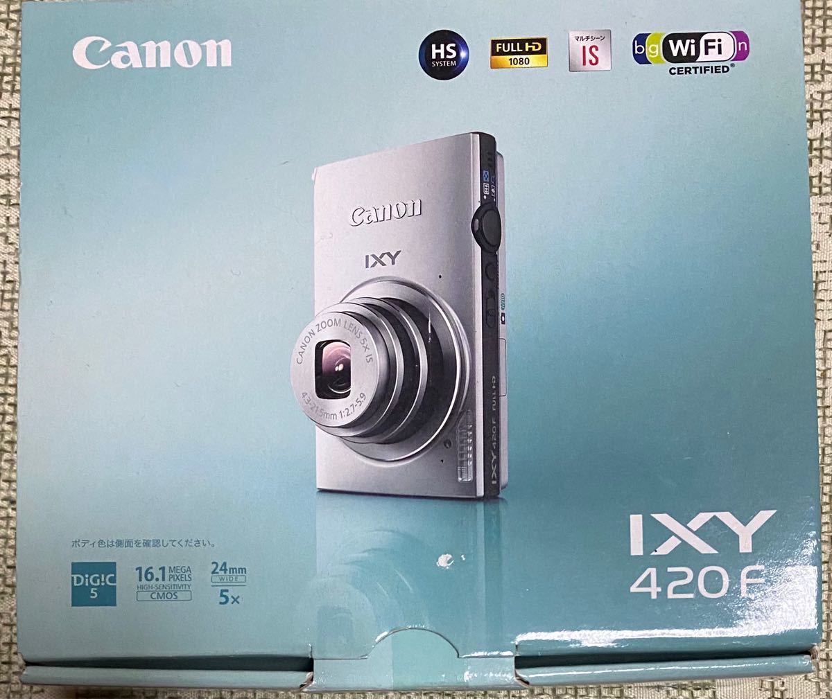 Canon デジタルカメラ IXY 420F ピンク 光学5倍ズーム 広角24mm Wi-Fi