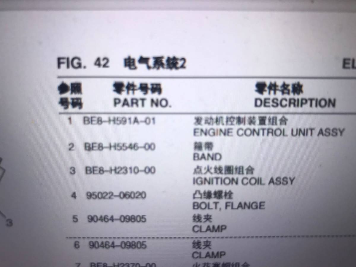 JOG125i　ZY125T　エンジンコントロールユニット （BE8-H591A-01）未使用_画像2