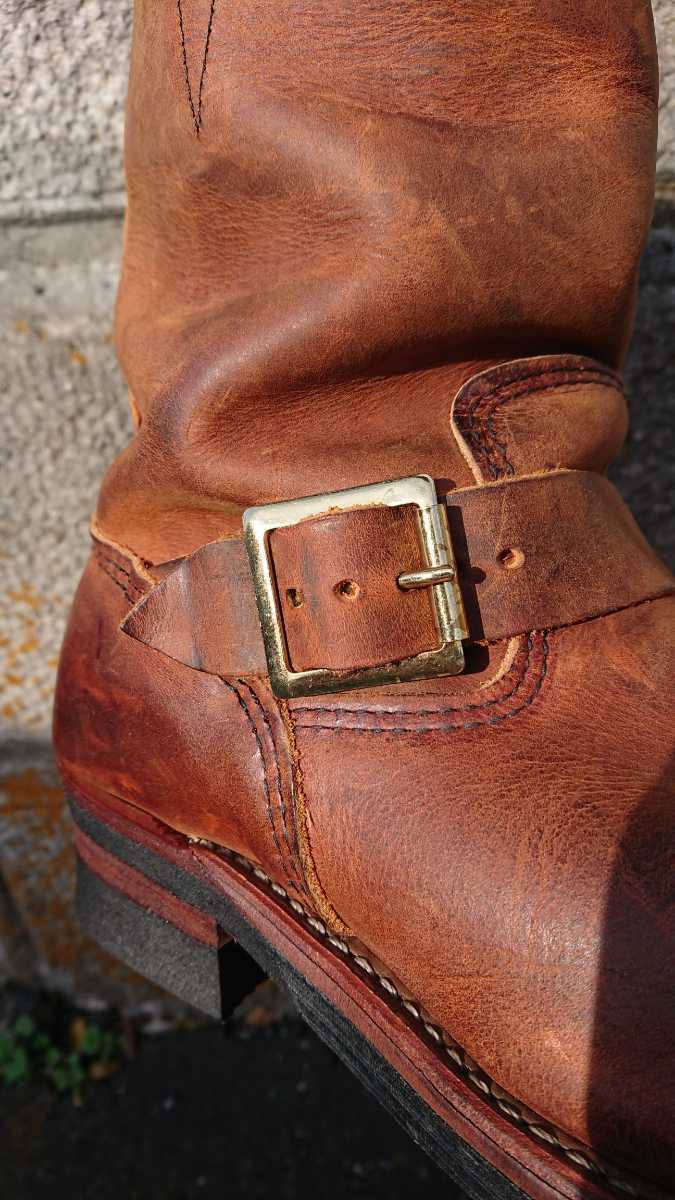 Redwing 2972 エンジニアブーツ 8D カスタム ヒール&バックル交換-