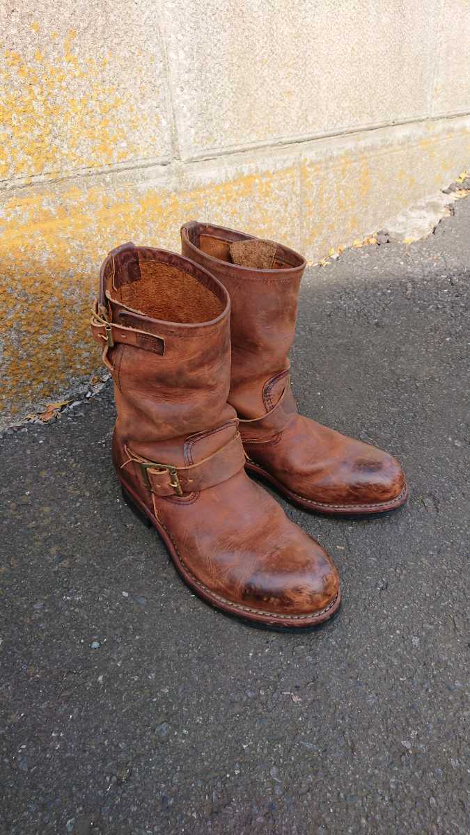 Redwing 2972 エンジニアブーツ 8D カスタム ヒール&バックル交換-