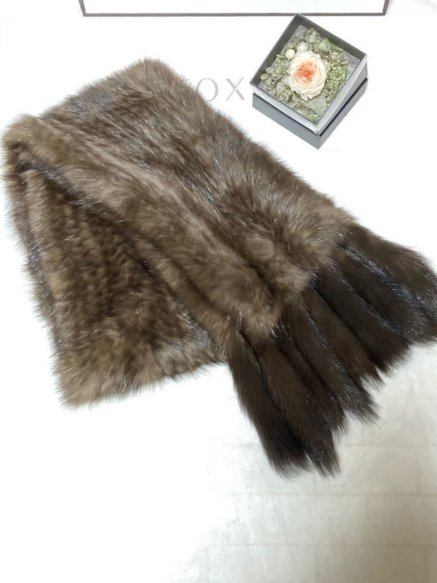 最安値挑戦】 FOXEYBOUTIQUE レア 超大判185cm 最上級ロシアンセーブル ...