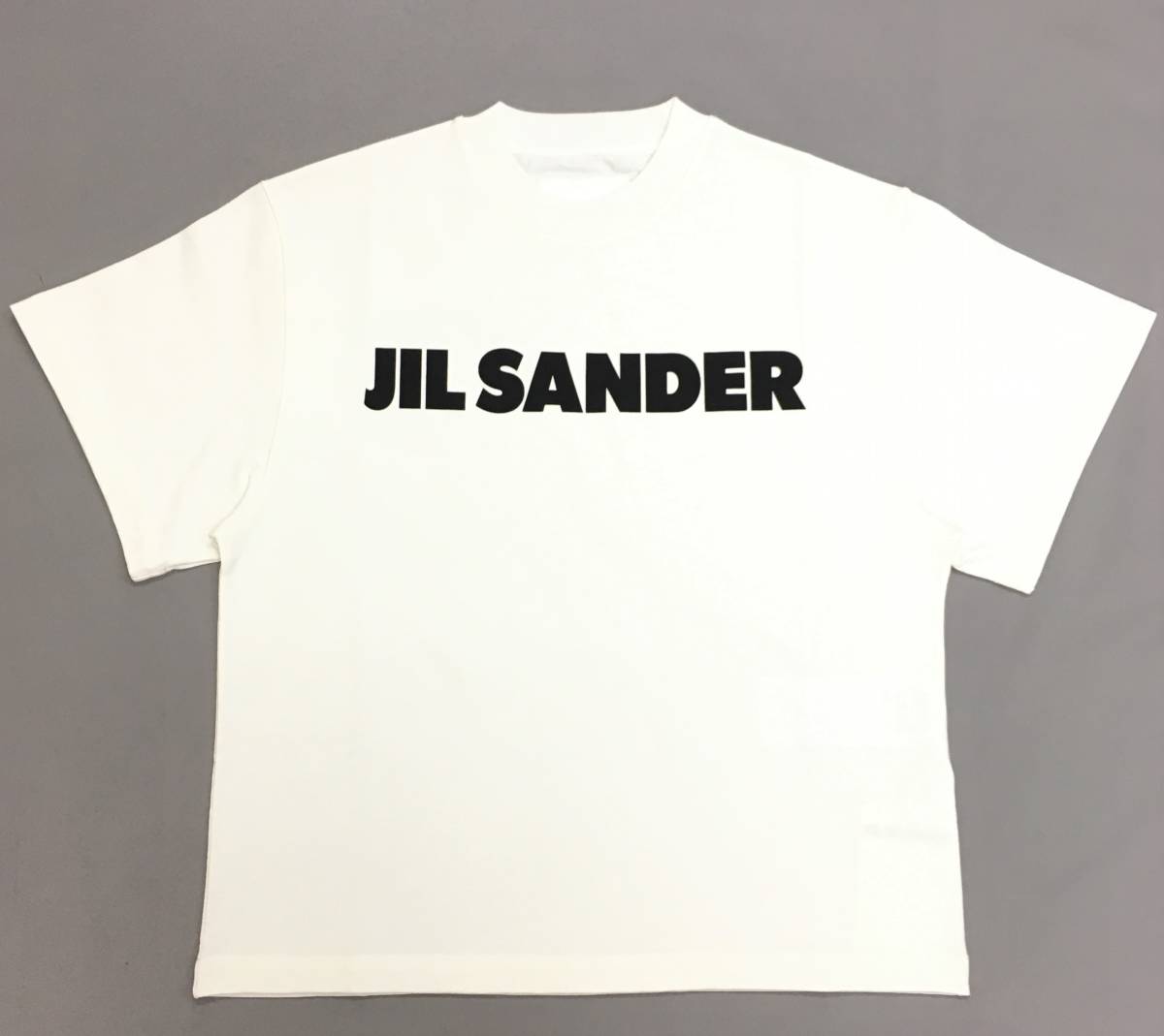 新品 【受賞店舗】 73%OFF サイズM JIL SANDER ロゴ オーバーサイズ レディース コットン Tシャツ ジルサンダー
