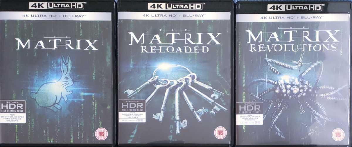 新品即決 送料無料 マトリックス トリロジー (4K ULTRA HD&HDデジタル・リマスター ブルーレイ)9枚組 輸入盤 全ディスク日本語対応