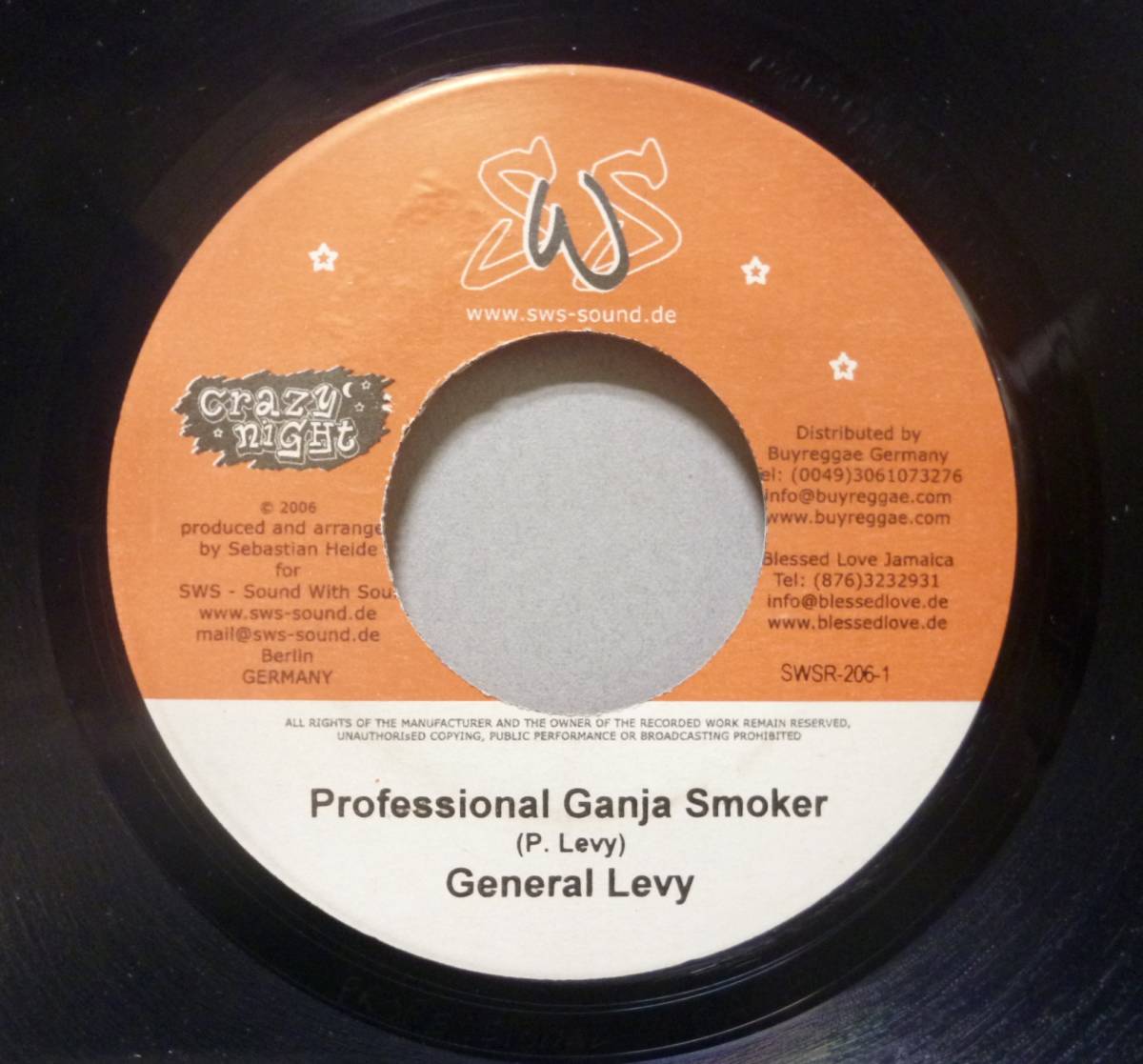 7　GENERAL REVY　Professional Ganja Smoker　　ジェネラルリーヴィー_画像2