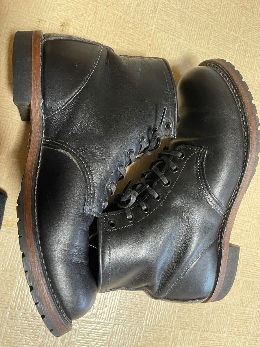 廃盤 美品 RED WING (レッドウイング) ベックマン 9014  BECKMAN ROUND BOOTS BLACK