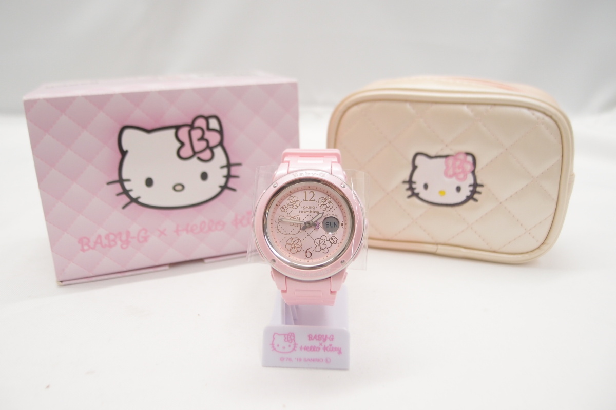 未使用品 CASIO カシオ BABY-G BGA-150KT Hello Kitty コラボ 腕時計
