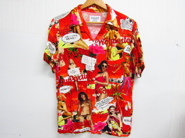 WACKO MARIA ワコマリア PARADISE ALOHA SHIRT アロハシャツ レーヨン SIZE:M♪FG5632_画像1