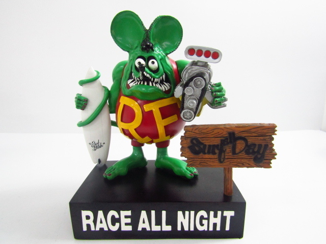 Rat Fink ラットフィンク RACE ALL NIGHT フィギュア☆TY10296