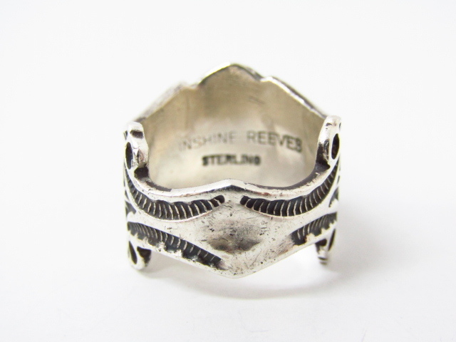 SUNSHINE REEVES sterling серебряное кольцо кольцо SIZE:15 номер!AC21815