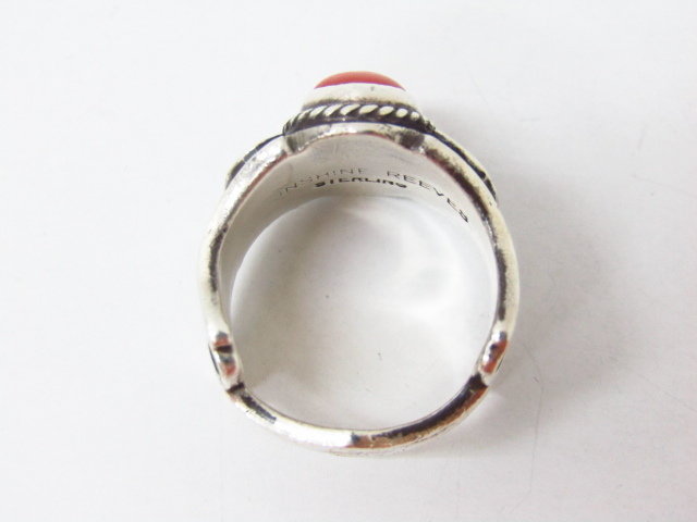 SUNSHINE REEVES sterling серебряное кольцо кольцо SIZE:15 номер!AC21815