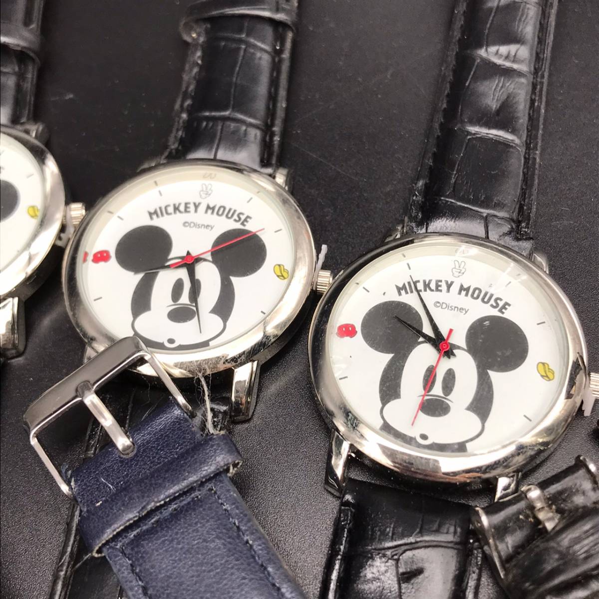 EJ1105-18-22 腕時計 まとめ ディズニー ミッキー キャラクター キティちゃん ジャンク 80サイズ_画像9