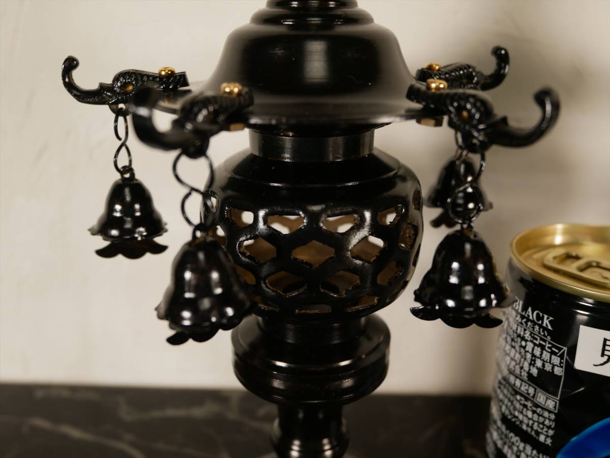 台燈篭 真鍮製 丸形 一対 2.5尺 神具 灯篭 灯籠 燈籠