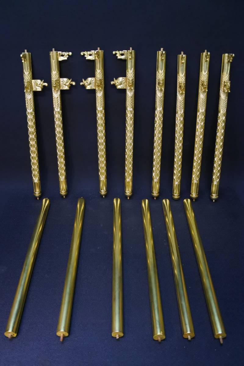 最高級のスーパー 収集品 仏壇用小柱 高さ45㎝ 高級仏壇用 14本 木製(200106E-2)904 仏具一般 最高級のスーパー 収集品 仏壇用小柱 高さ45㎝ 高級仏壇用 14本 木製(200106E-2)904 仏具一般