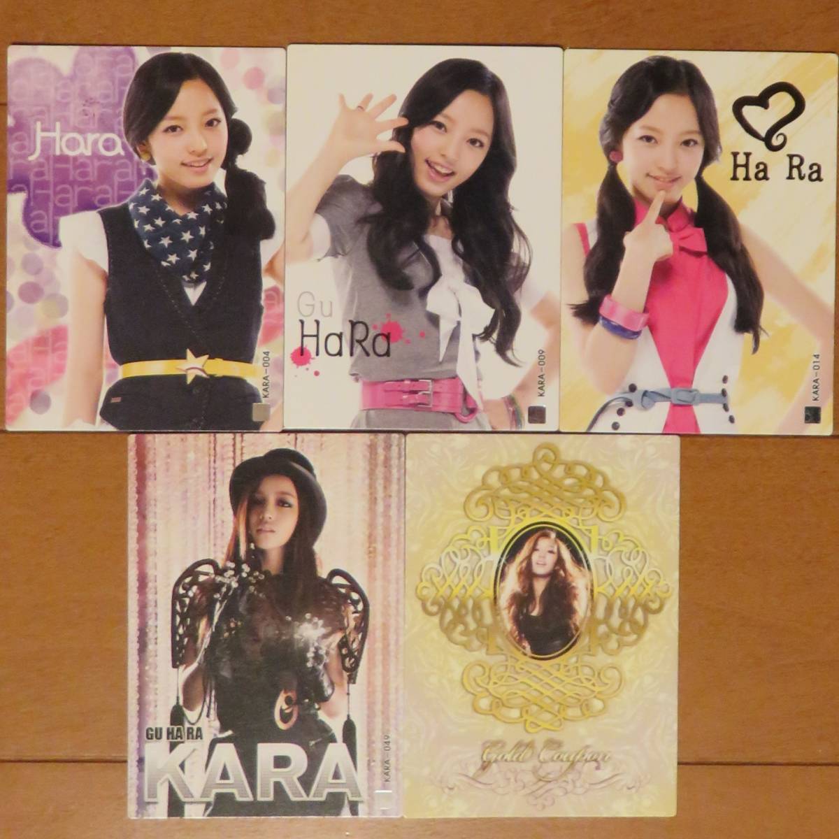 k* is la collection card 5 sheets set B set / KARA trading card 