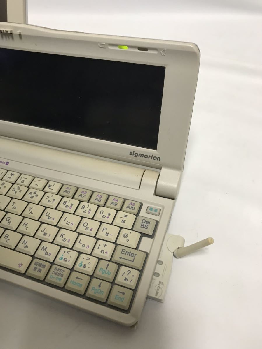 PDA NTT DoCoMo Sigmarion 初代 ゼロハリバートンデザイン ハンドヘルドPC Windows CE 通電確認 起動不可 ジャンク 3台まとめ T1122008_画像4