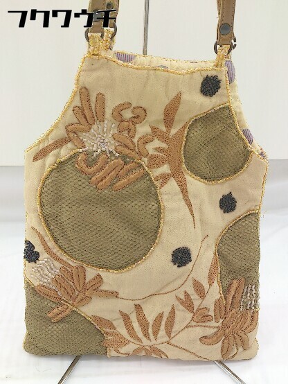 ◇ ◎ JAMIN PUECH ジャマン・ピュエッシュビーズ刺繍ハンドバッグ