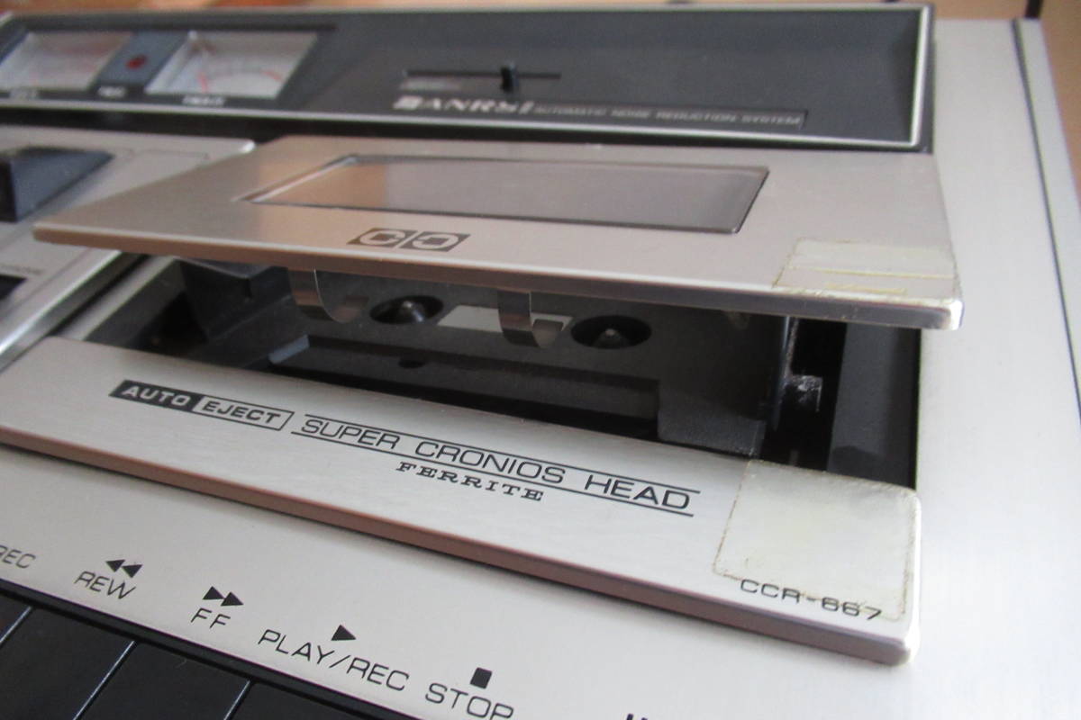 victor　ビクター　CCR-667 カセットデッキ 日本製　テープレコーダー　ステレオカセットデッキ_画像6