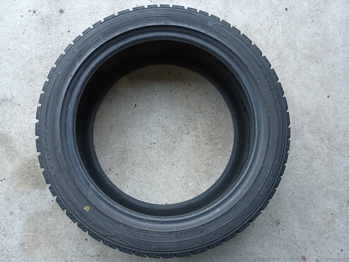 215/45R17 ダンロップ ウィンターマックス WM02 8.5山 No.62_画像2