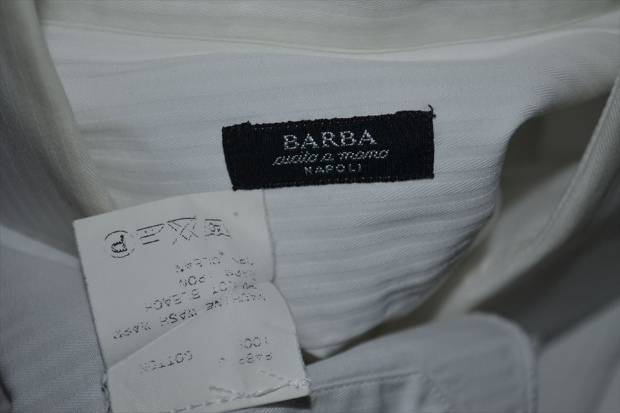 バルバ　BARBA　ドレス　シャツ　37　ワイシャツ C7965_画像3