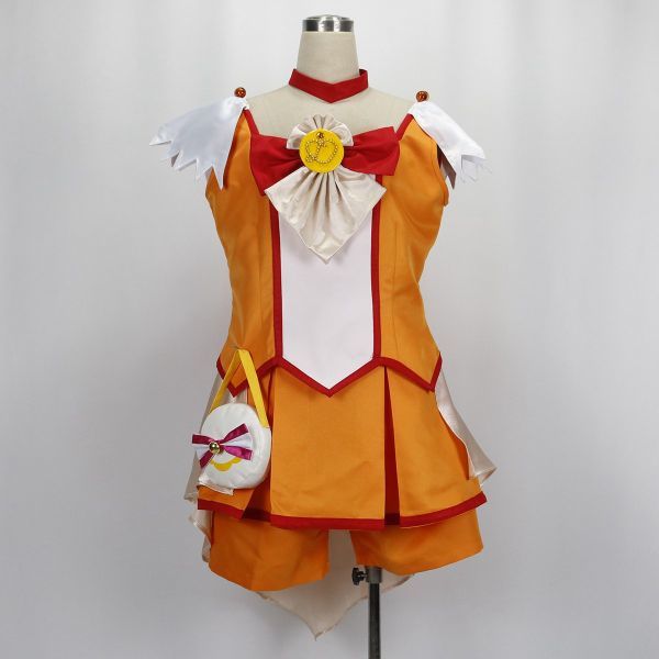 【限定販売】 cos9400高品質 実物撮影 スマイルプリキュア! 日野 あかね コスプレ衣装
