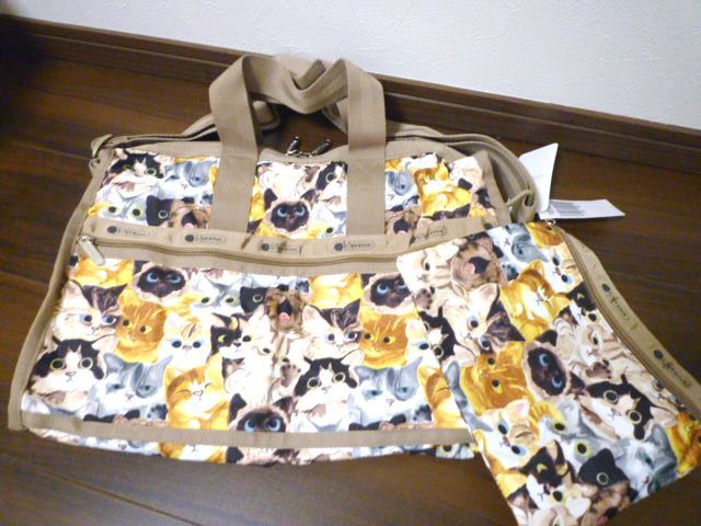 猫好き必見 レスポートサック キャットカフェベーネ ミディアム 猫好き必見 レスポートサック キャットカフェベーネ ミディアム