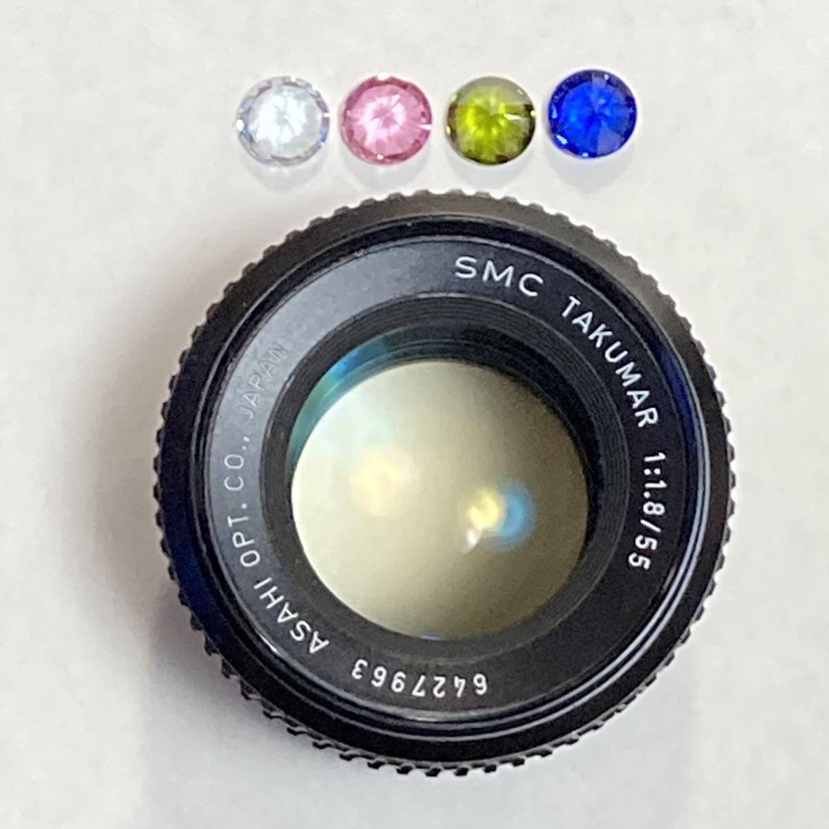 宝石の色を選べます】SMC Takumar 55mm f1 8 宝石レンズ 送料無料 匿名