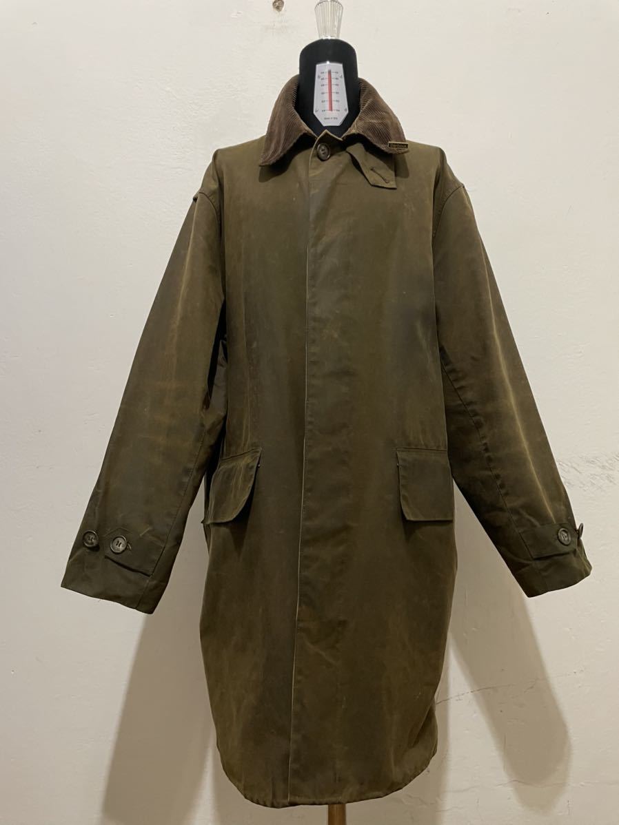 名作 希少 90年代 旧タグ 3クレスト イギリス製 barbour バブアー 3/4