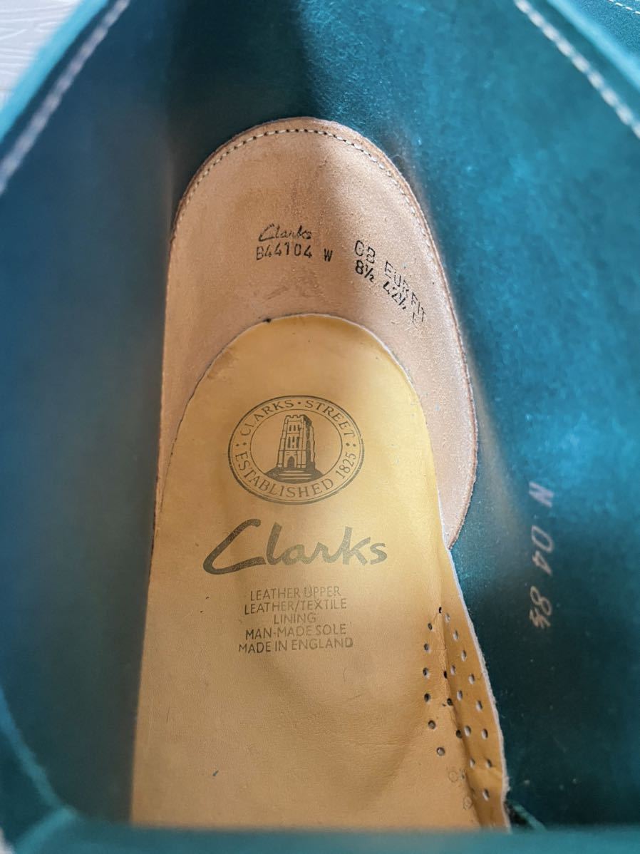 名作 希少 90年代 イギリス製 デッドストック Clarks クラークス