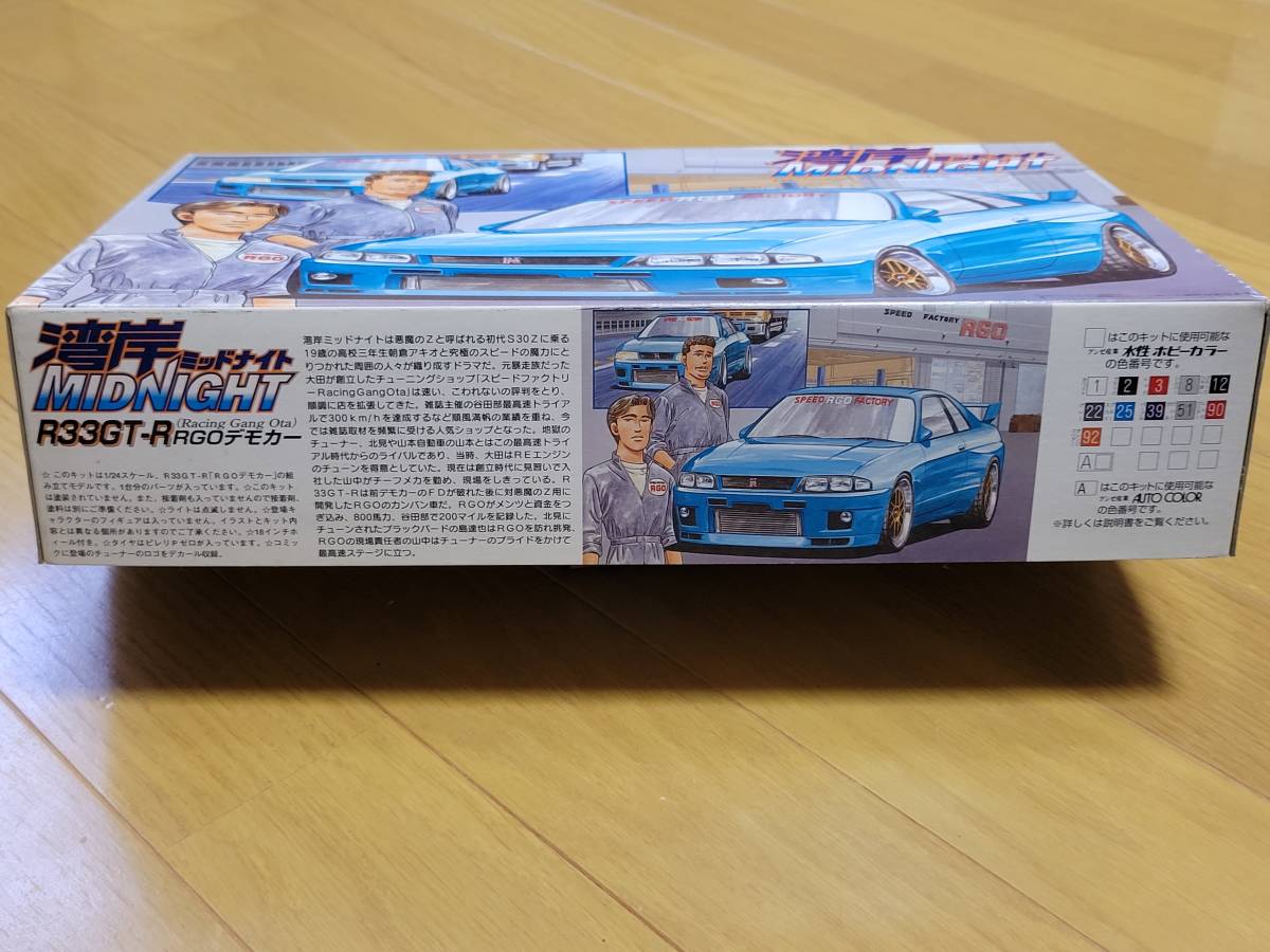 フジミ　1/24　湾岸ミッドナイト　R33　GT-R　RGOデモカー_画像2