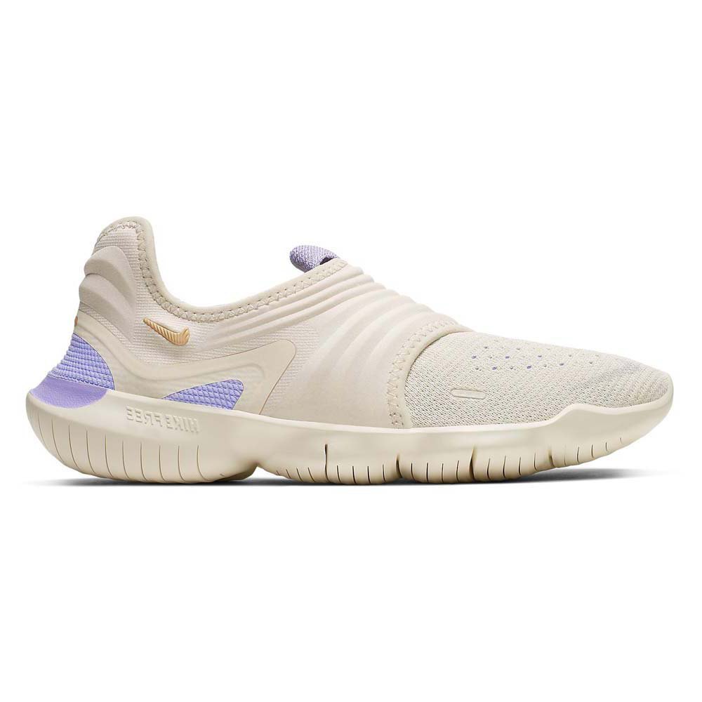 # Nike wi men's free Ran fly knitted 3.0 cream / purple new goods 23.5cm US6.5 NIKE WMNS FREE RN FLYKNIT 3.0 running 