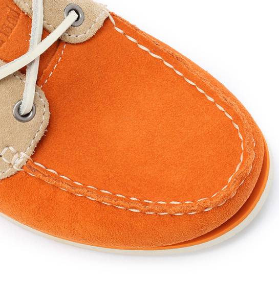 ■【ティンバーランド／Timberland】ボートシュー■6.0（JP/23.0cm)／ORANGE■新品■