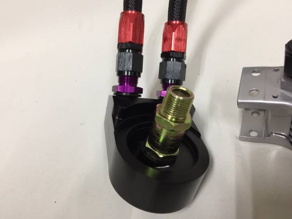 ★ オイルクーラーセット AN8 19段 ナイロンメッシュタイプ