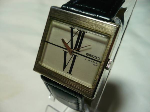 希少 SEIKO セイコー 21石 ヴィンテージ 手巻き 腕時計 Yahoo!オークション - 希少SEIKO セイコー 21石 スクエア型 手