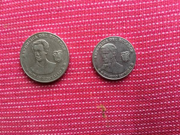 エクアドルの硬貨 2枚セット