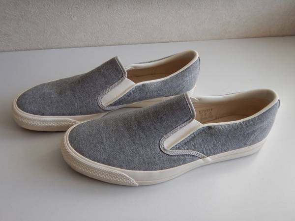 Champion　チャンピオン　スニーカー　シューズ　スリッポン　メンズ　グレー　27cm　中古　ユーズド
