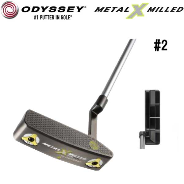 訳有り/日本仕様/ODYSSEY オデッセイ/METAL X MILLED/メタル エックス ミルド/#2/33インチ/※ヘッドカバーはボロボロです