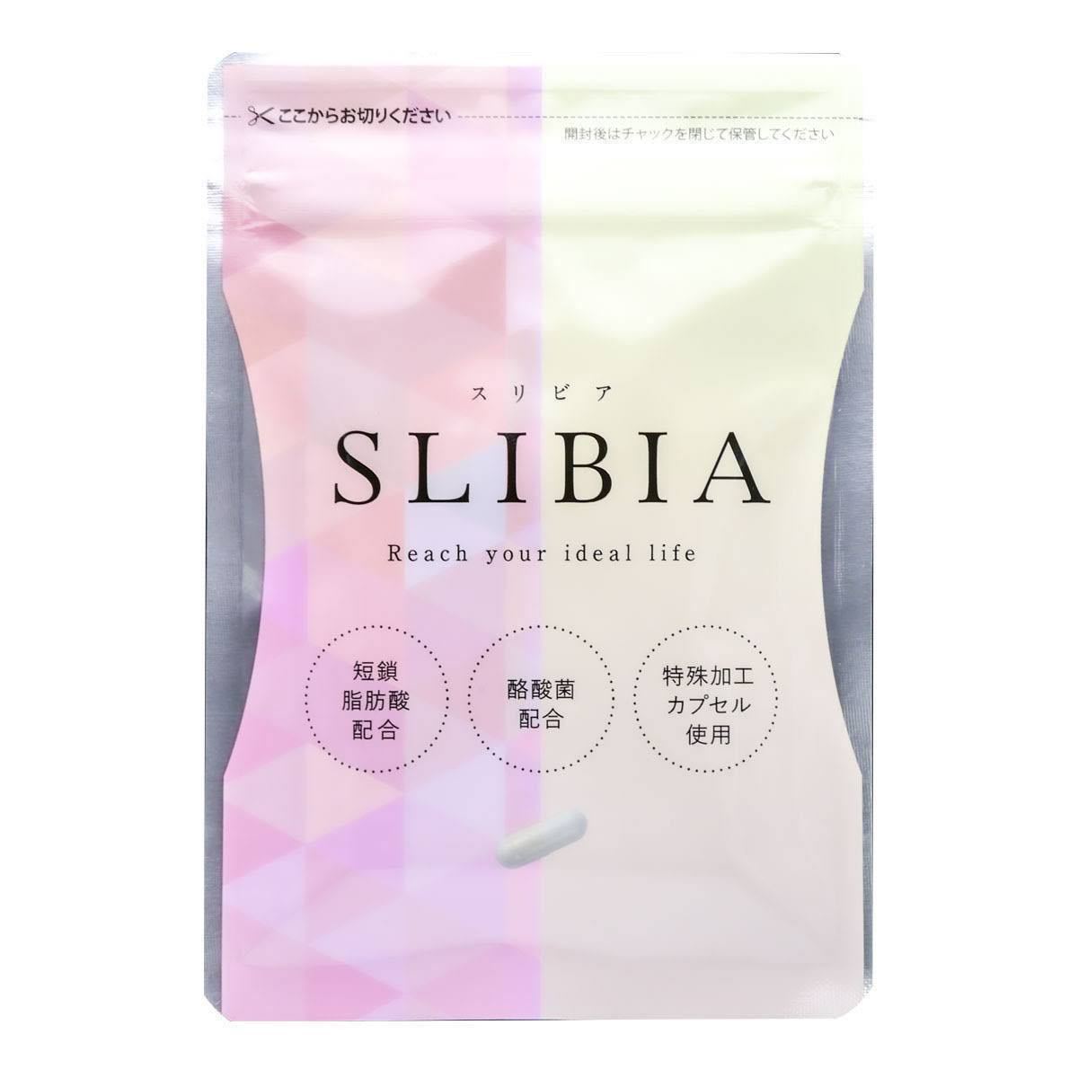 スリビア SLIBIA 1袋 [ フローラ サプリ 短鎖脂肪酸 酪酸菌 ビフィスリム菌 オリゴ糖 食物繊維 腸内スッキリ ] _画像1