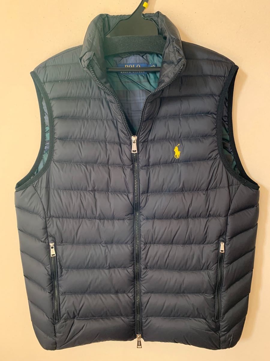 【美品】Polo Ralph Lauren ダウンベスト Lサイズ オリーブ POLO RALPH LAUREN ダウンベスト ダウンベスト
