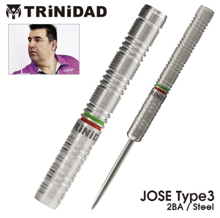 ダーツ バレル TRiNiDAD PRO JOSE3 スティール トリニダード プロ ホセ3 ホセ・デ・ソウサ選手モデル_画像1