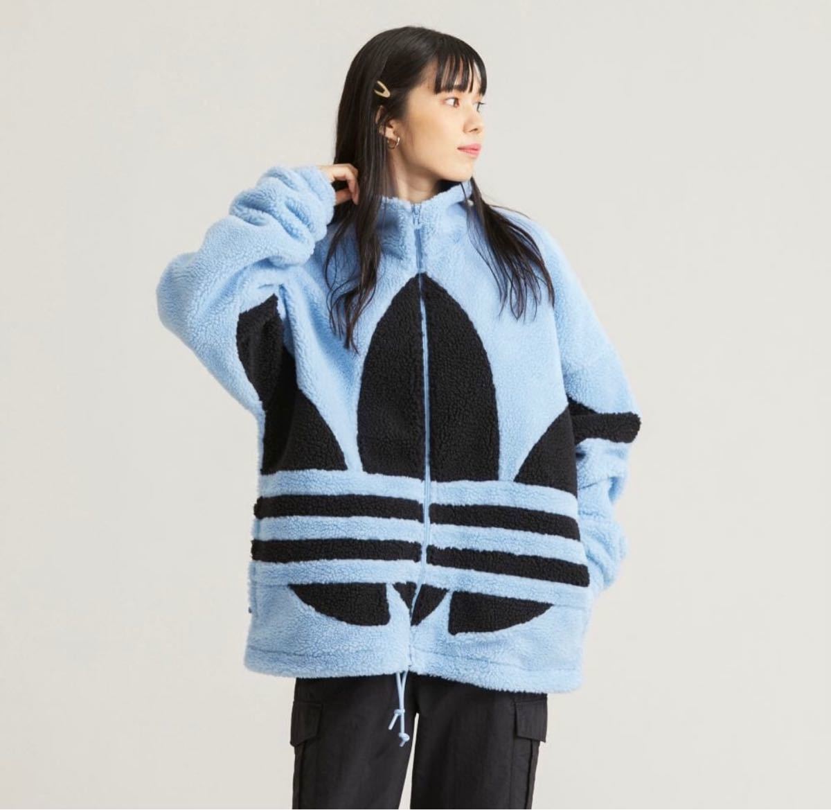 新品 BLACKPINK JISOO 着用商品 シェルパ ジャケット adidas Originals アディダス　O XL