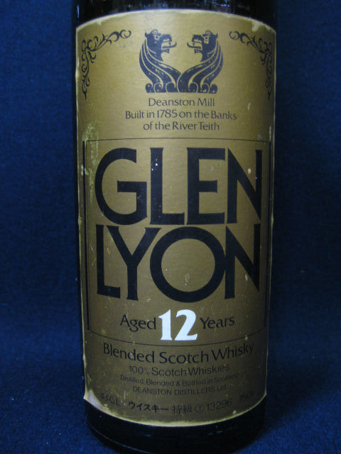 古酒《GLEN LYON/グレン リヨン》12年 旧ラベル 特級　750ml/43°_画像2