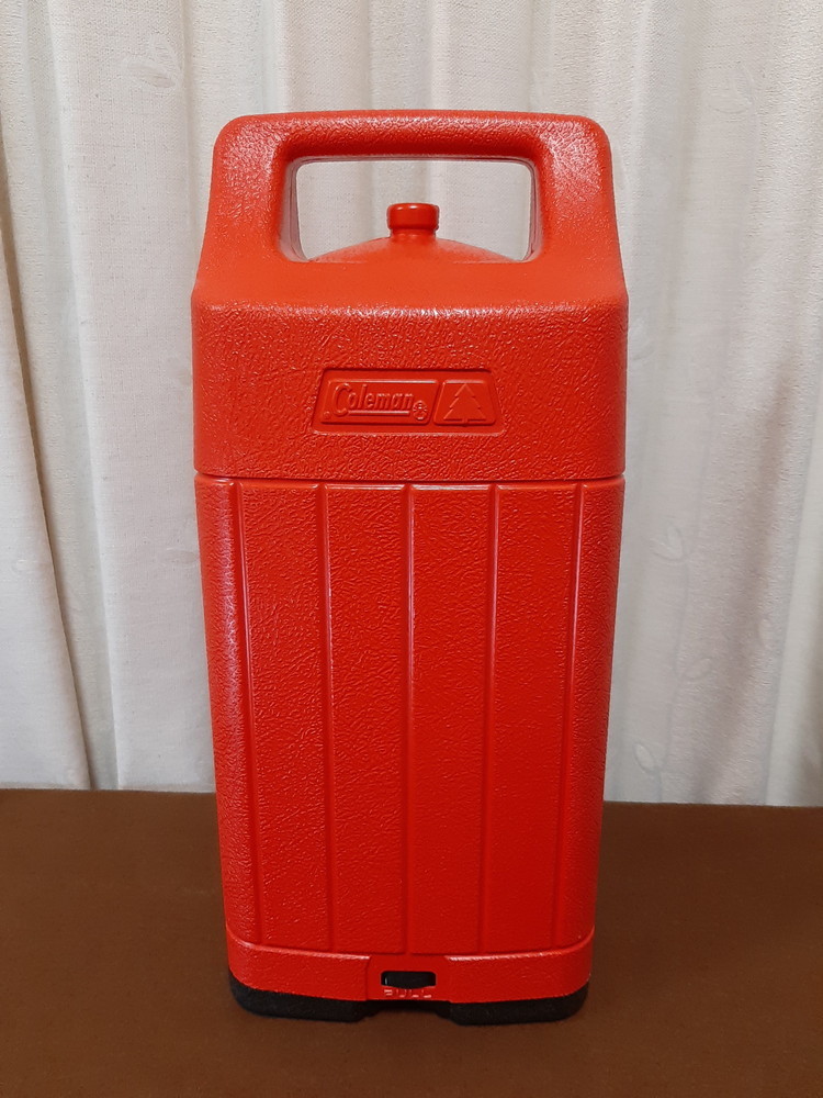【廃版希少】旧ロゴ コールマンランタンケース 赤（大） 90年製 21111128