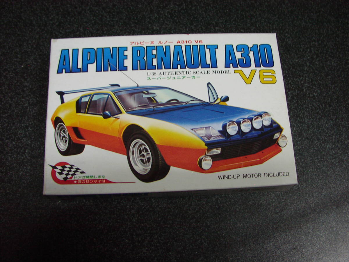 KAWAI 1/38 alpine Renault A310 V6 plastic model 