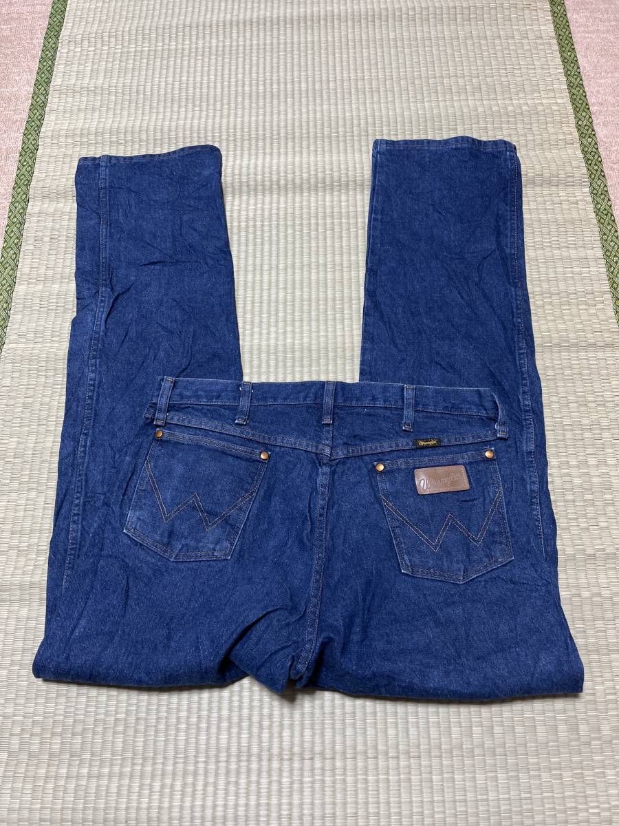 Wrangler ラングラー 13MWZPW W35 デニム ジーンズ MEXICO製 メキシコ ZIP UP 濃紺 希少 レア 廃盤 人気 定番 デザイン メンズ アメカジ _画像2