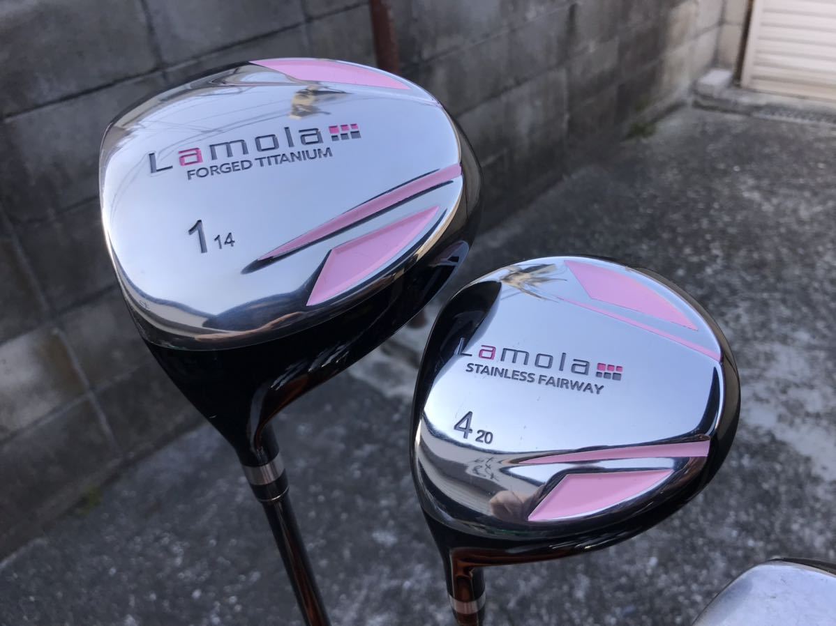送込! Lamola レディース左用 8本セット キャディバッグ付 twispwa.com