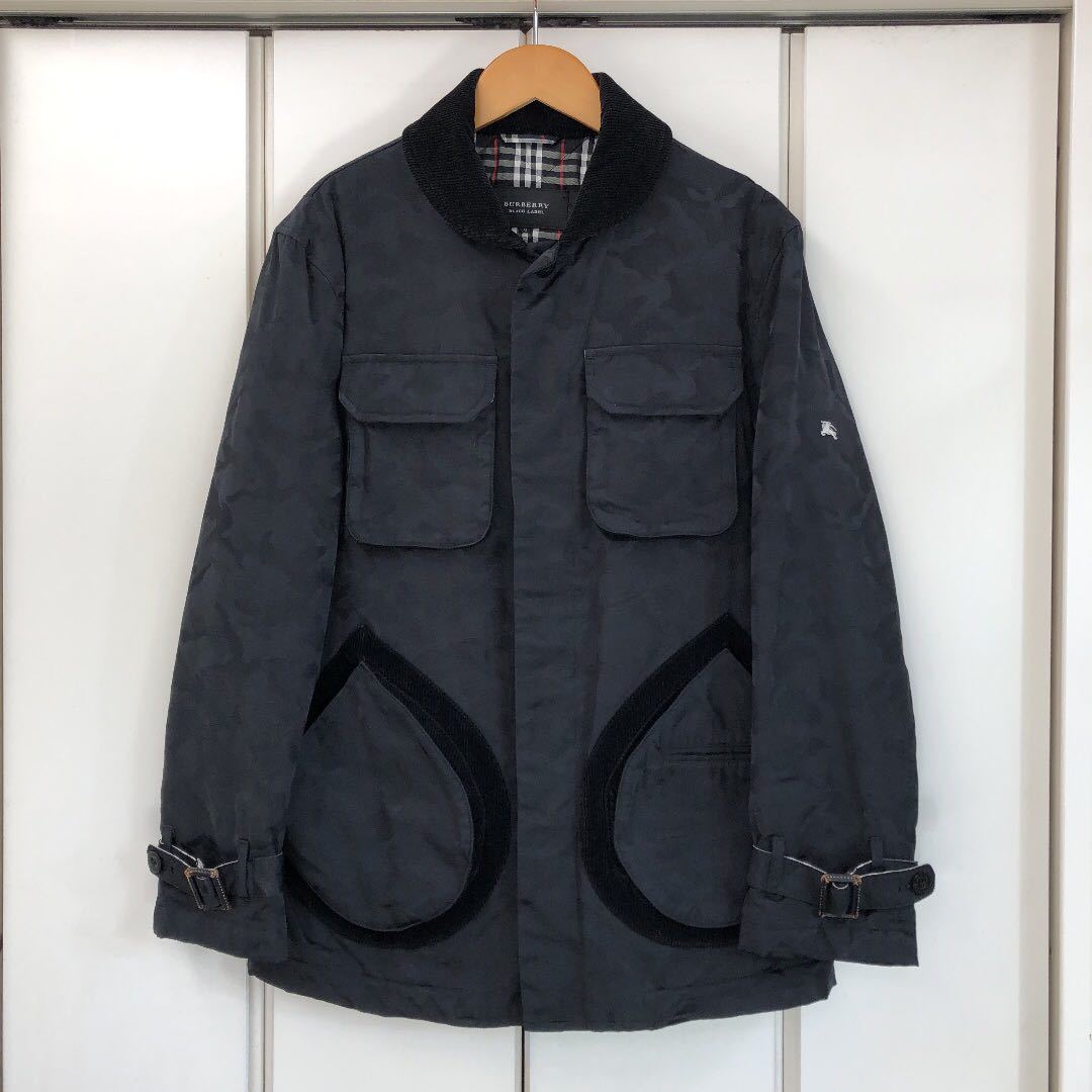 美品 BURBERRY BLACK LABEL カモフラ 中綿 ジャケット(M)_画像1